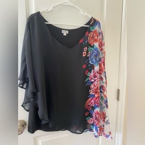 Pull over top with attached tank